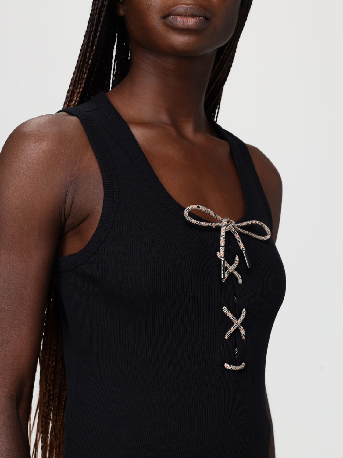 Top Woman color Black