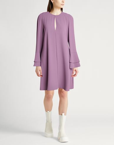 Woman Midi dress Mauve Size 10 Polyester, Elastane