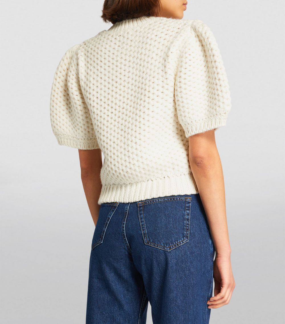 Puff-Sleeve Brittany Sweater