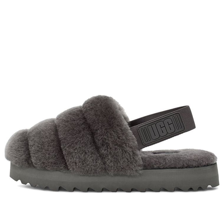 (WMNS) Super Fluff Slipper 'Charcoal'