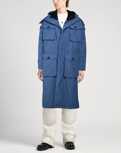 Man Overcoat & Trench Coat Light blue Size 38 Nylon