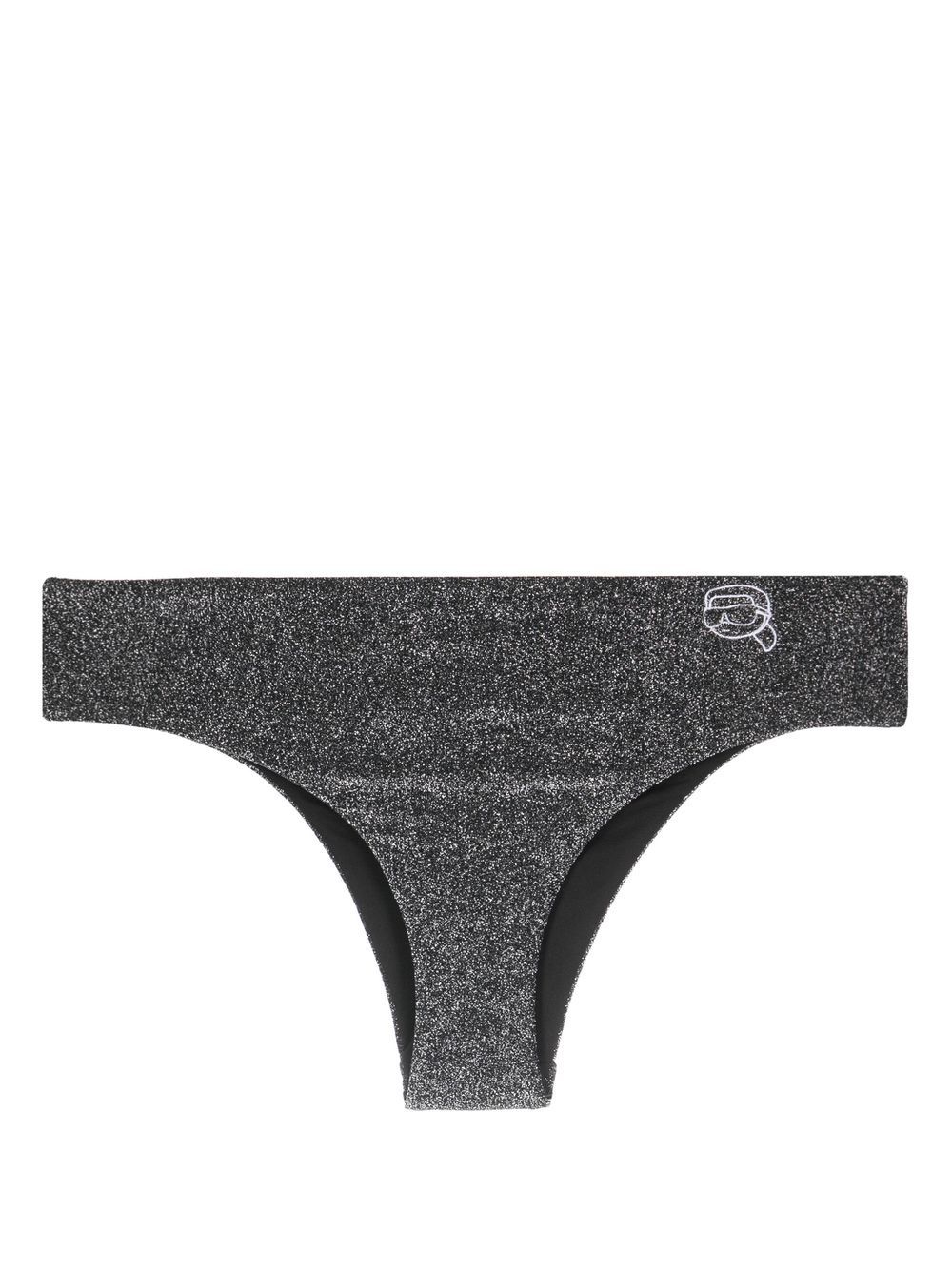 Ikonik 2.0 lurex bikini-bottom - Grey