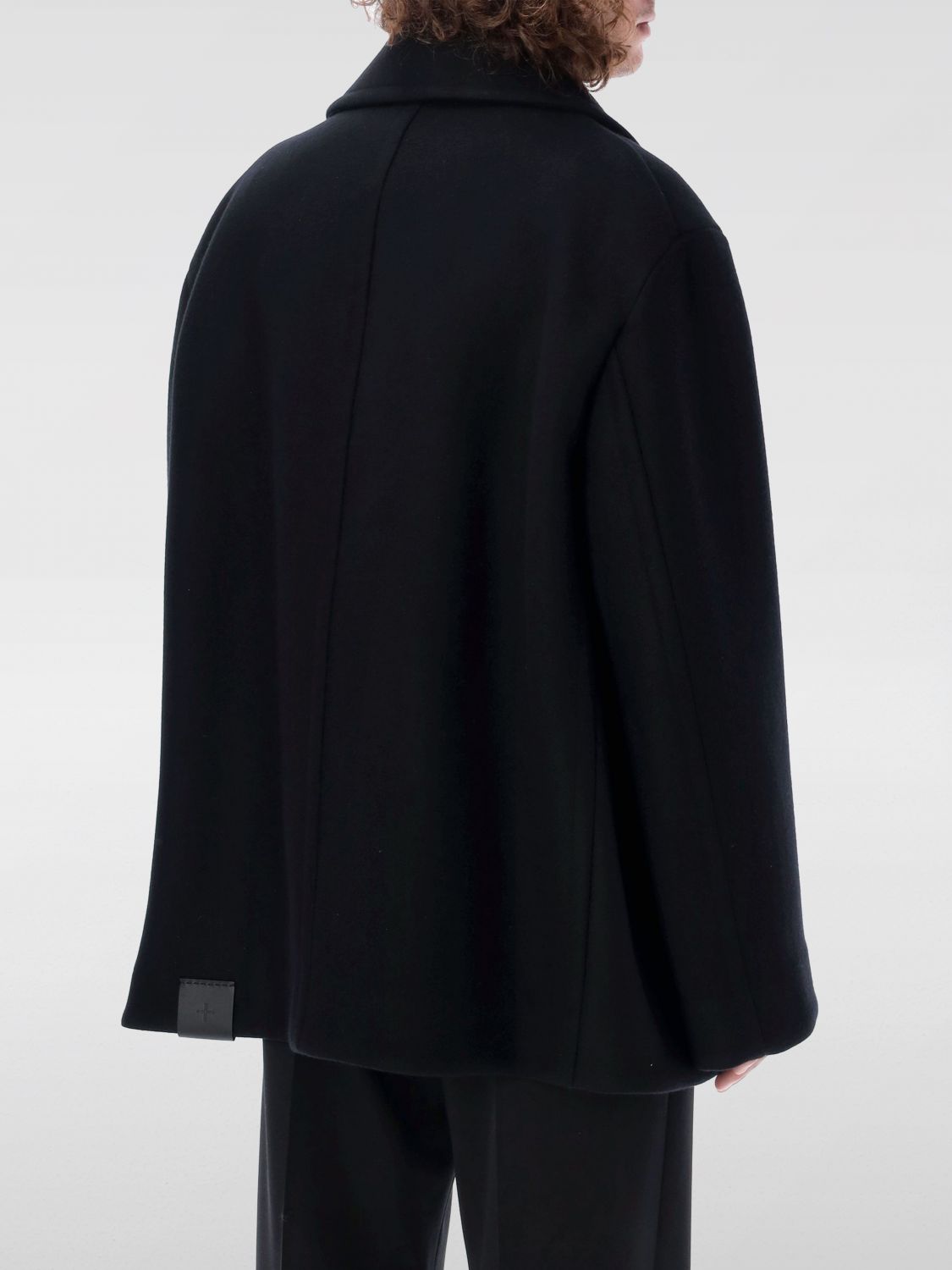 Double breasted wool coat - Grey