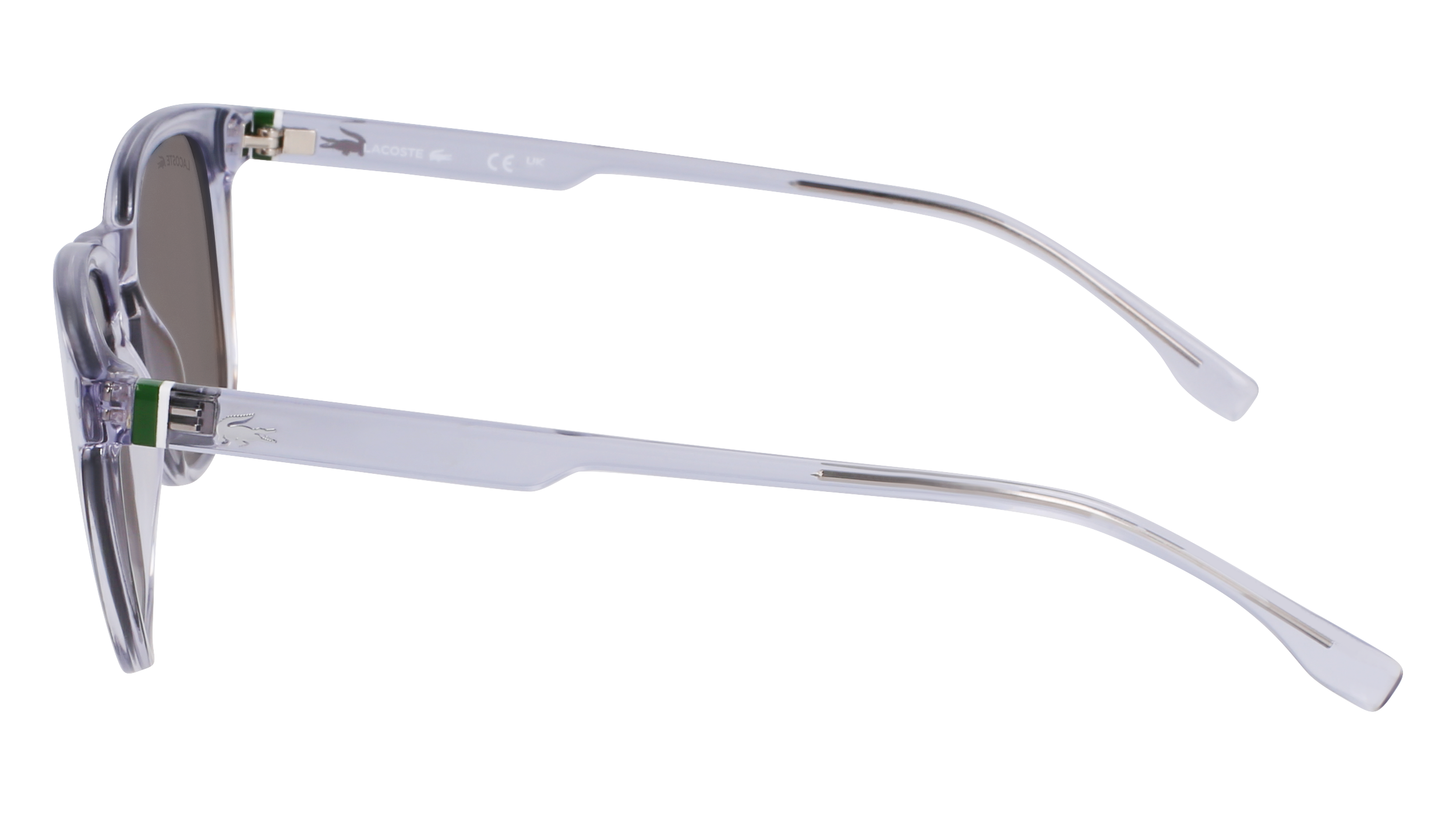 Lacoste Man Lacoste L6040S 035 Sunglasses Bio-inject Grey Squared Norma