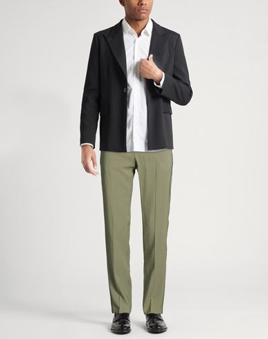 Man Pants Sage green Size 32 Viscose, Polyester