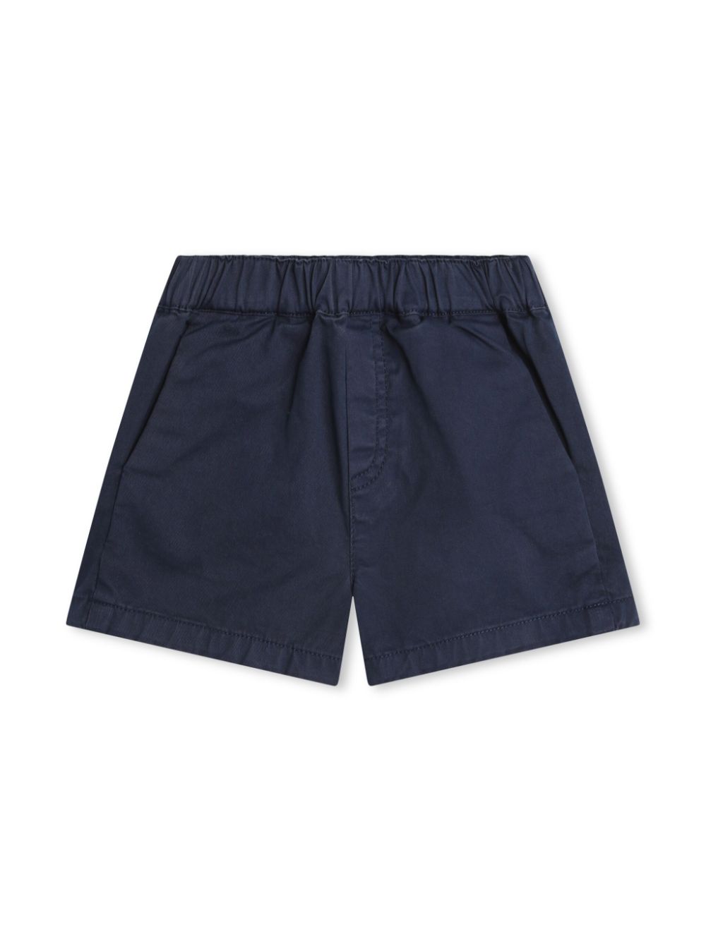 Logo-embroidered slip-on shorts - Blue
