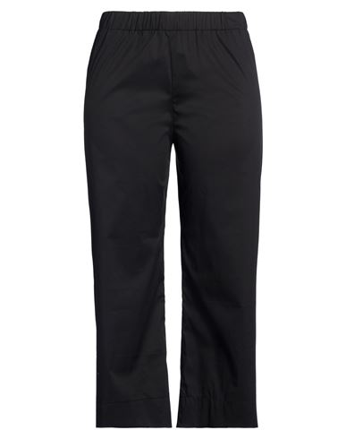 Woman Pants Black Size 10 Cotton, Polyamide, Elastane