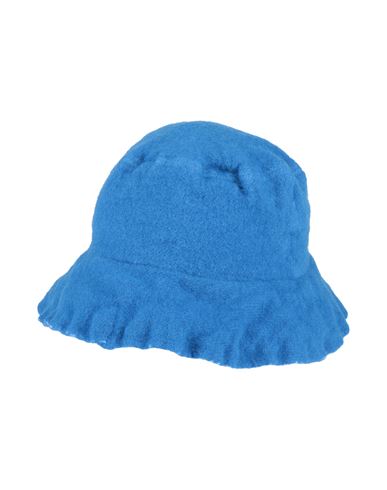 Comme Des Garçons Shirt Man Hat Blue Size ONESIZE Wool, Nylon