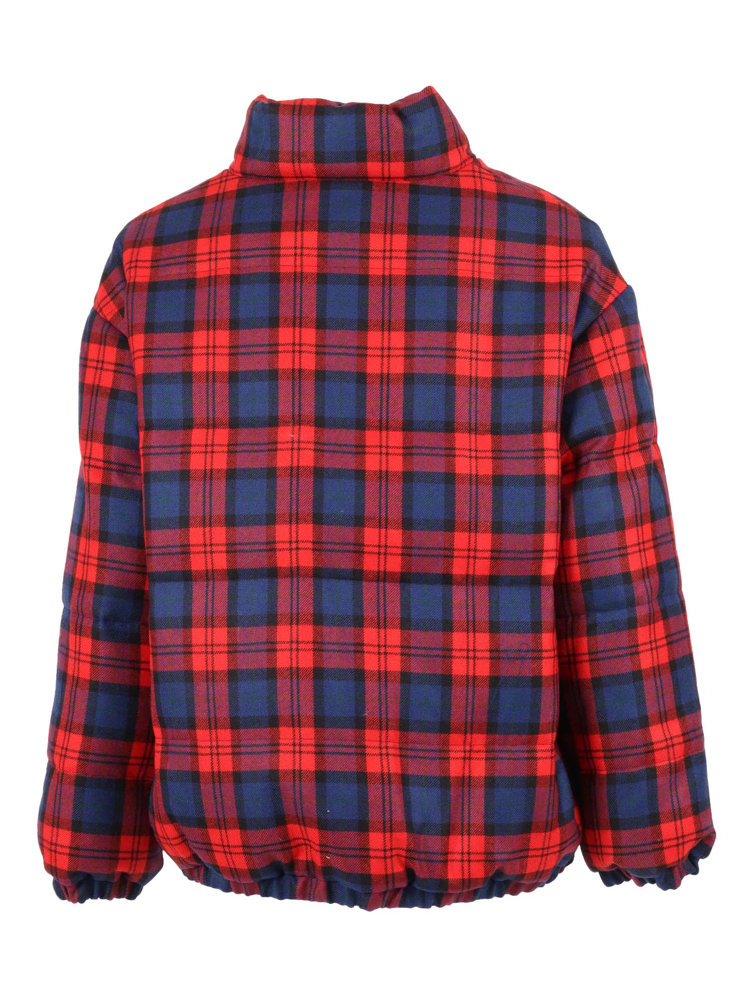 Fendi Jr Piumino rode Schotse ruit