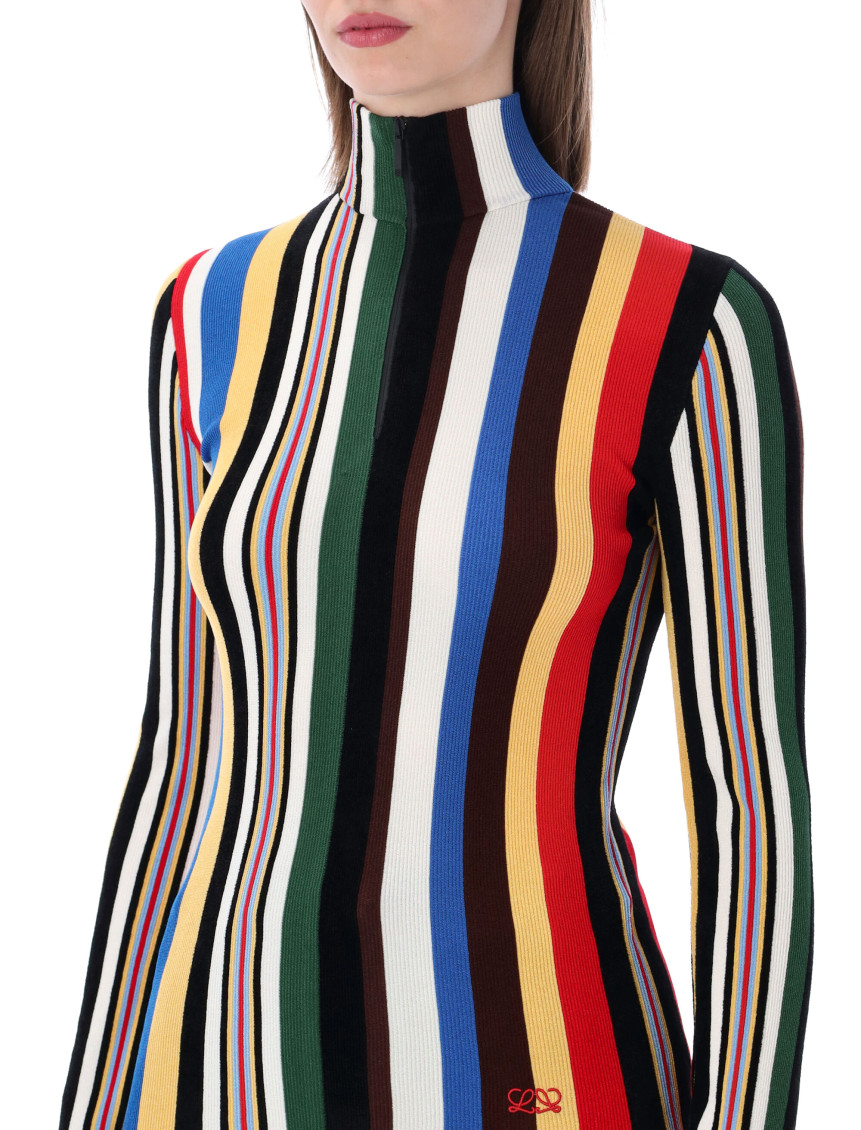 Loewe - knit top slim fit stripe design