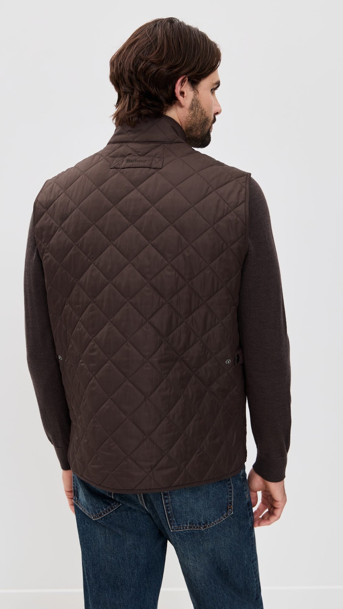 New Lowerdale Quilted Gilet Black Oak