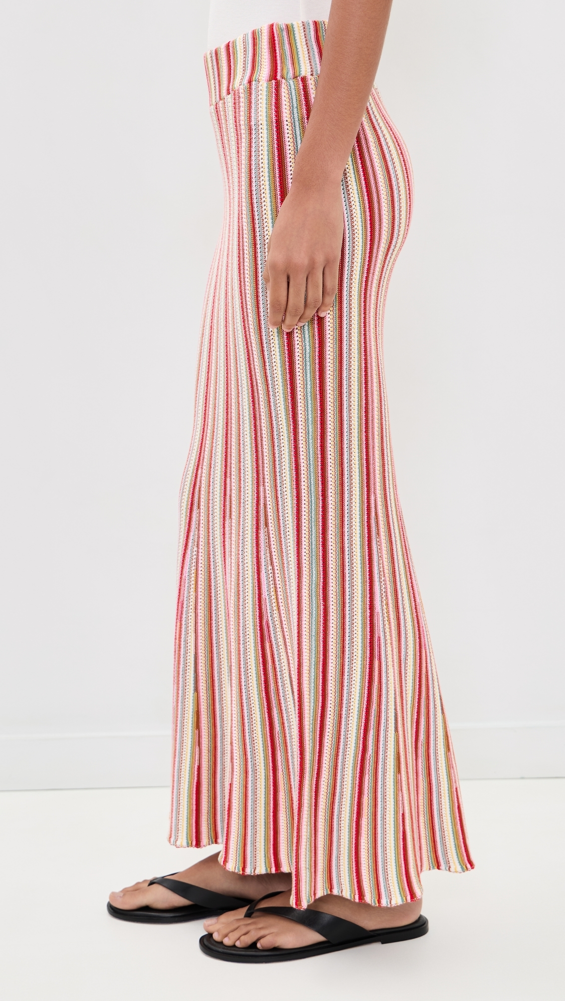 Nari Knit Skirt Havana Stripe