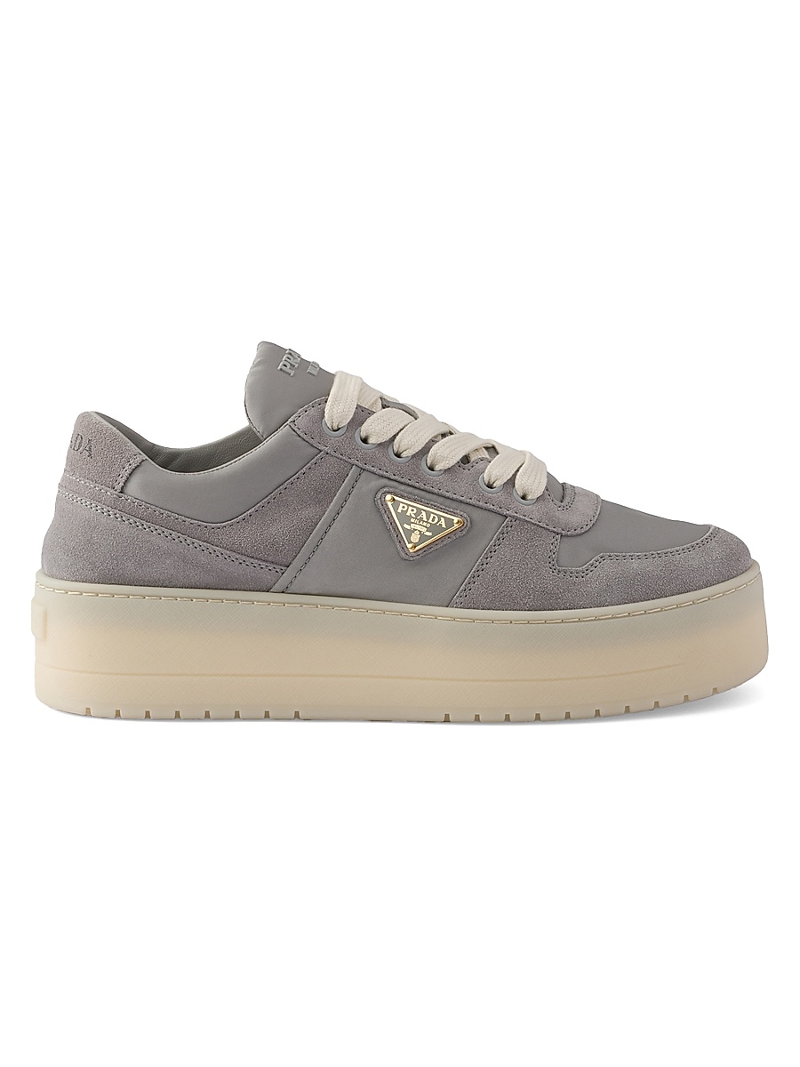 Women's Downtown 50MM Logo Sneakers - Grey