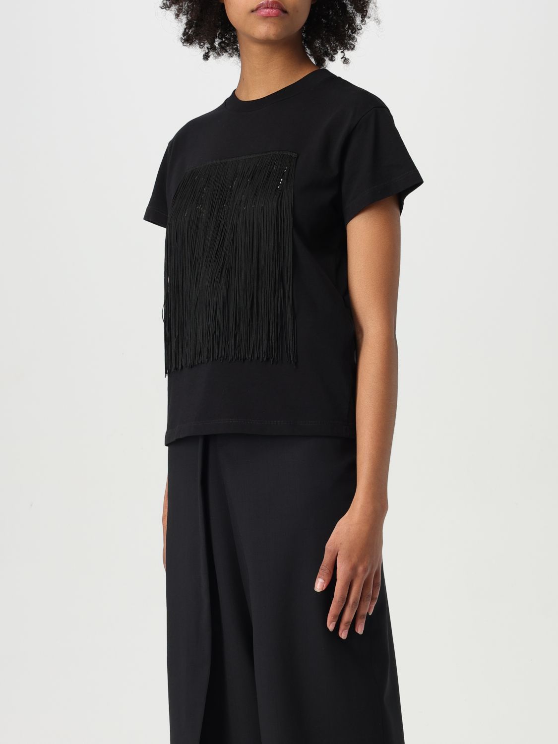 Round neck T-shirt - Black