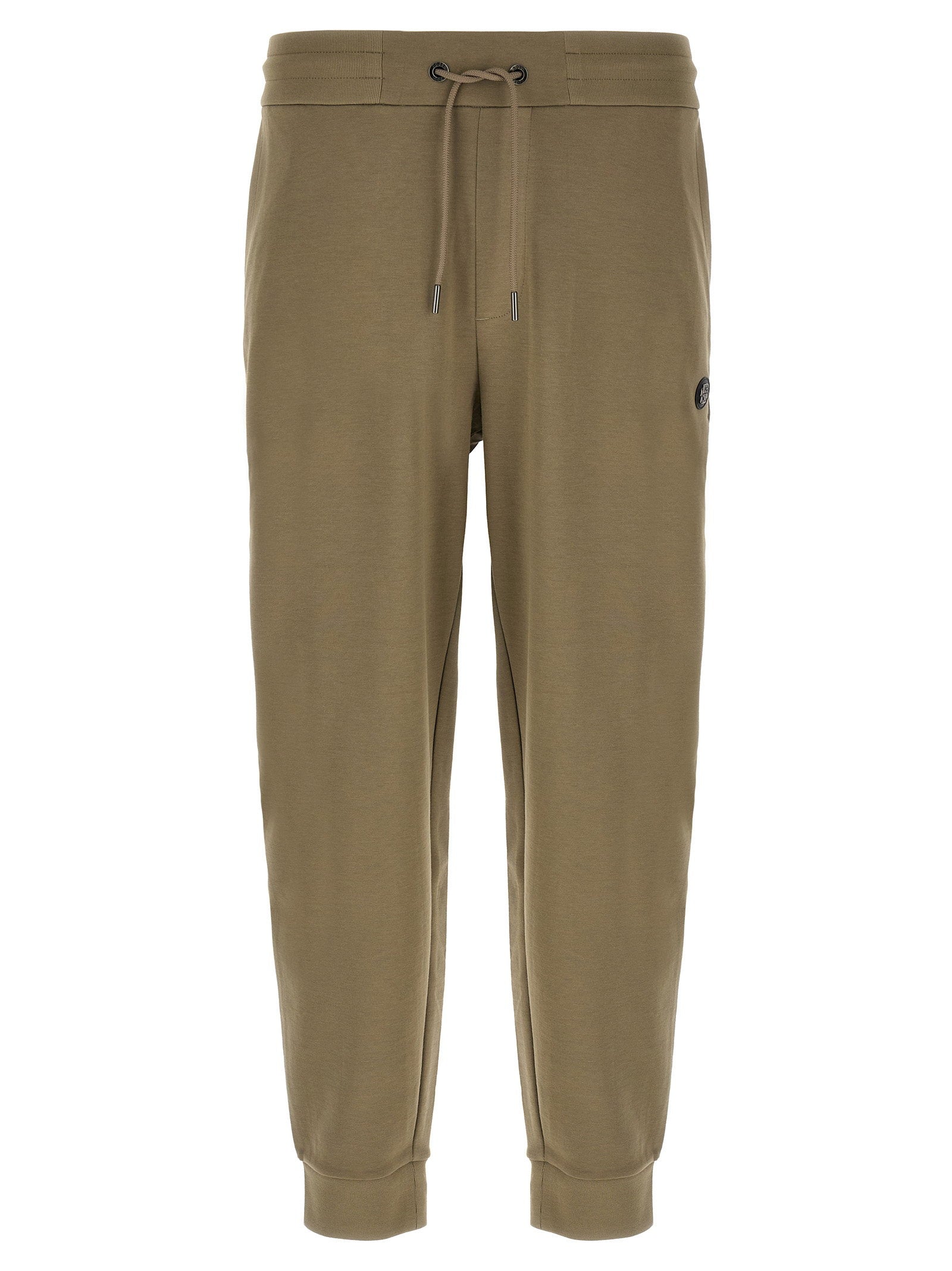 Regenerative Cotton-Blend Joggers — Olive