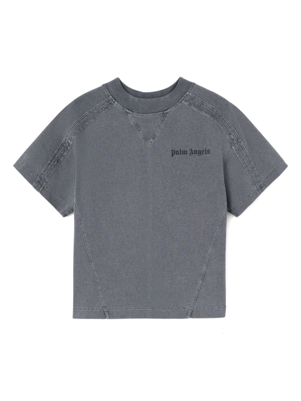 Logo-print cotton T-shirt - Grey