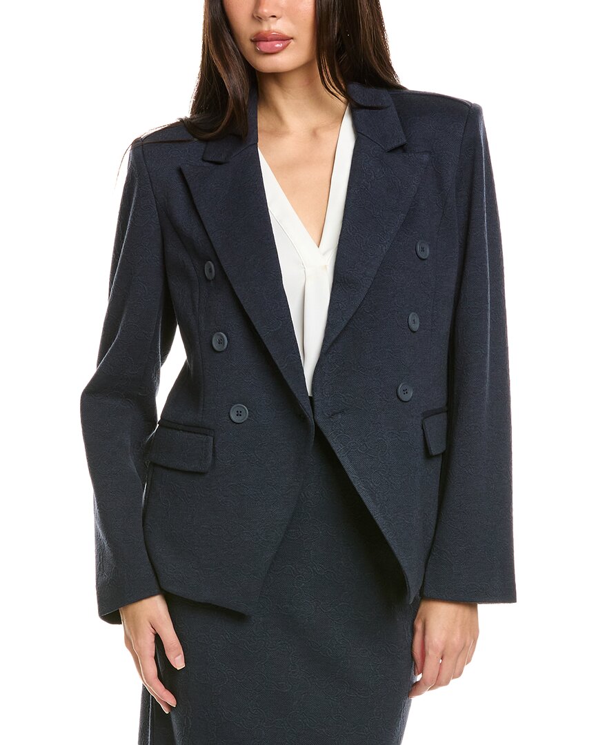 Chain Lock Jacquard Blazer