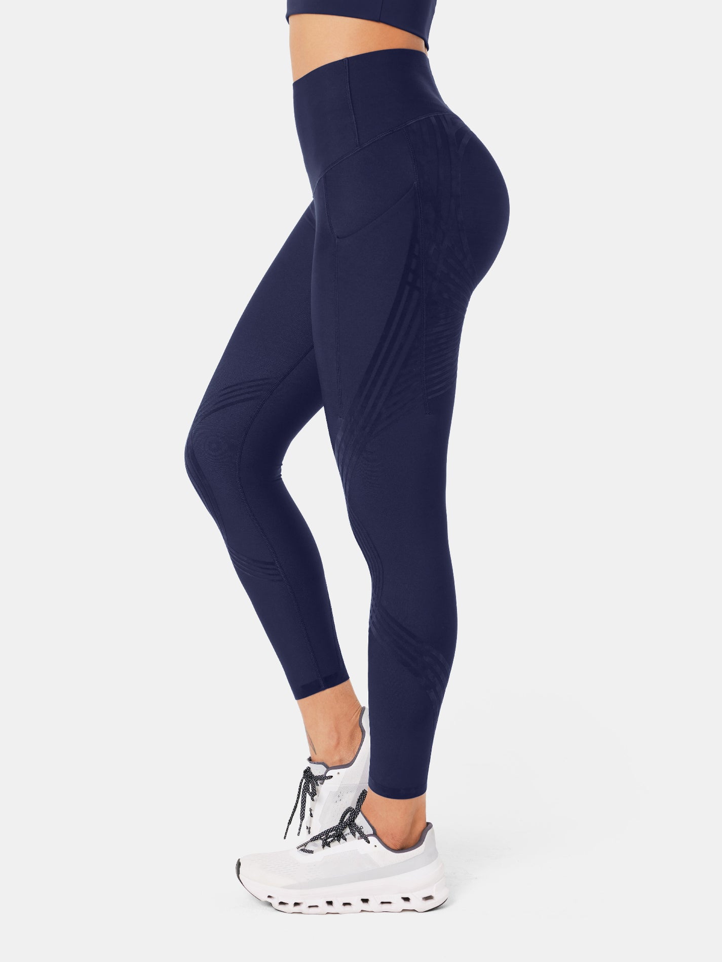 Body Sculpt Side Pocket 7/8 Leggings - Navy