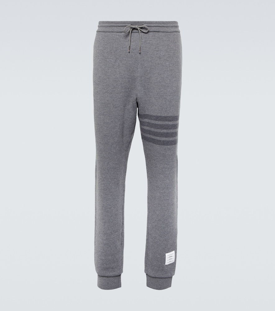4-Bar virgin wool sweatpants