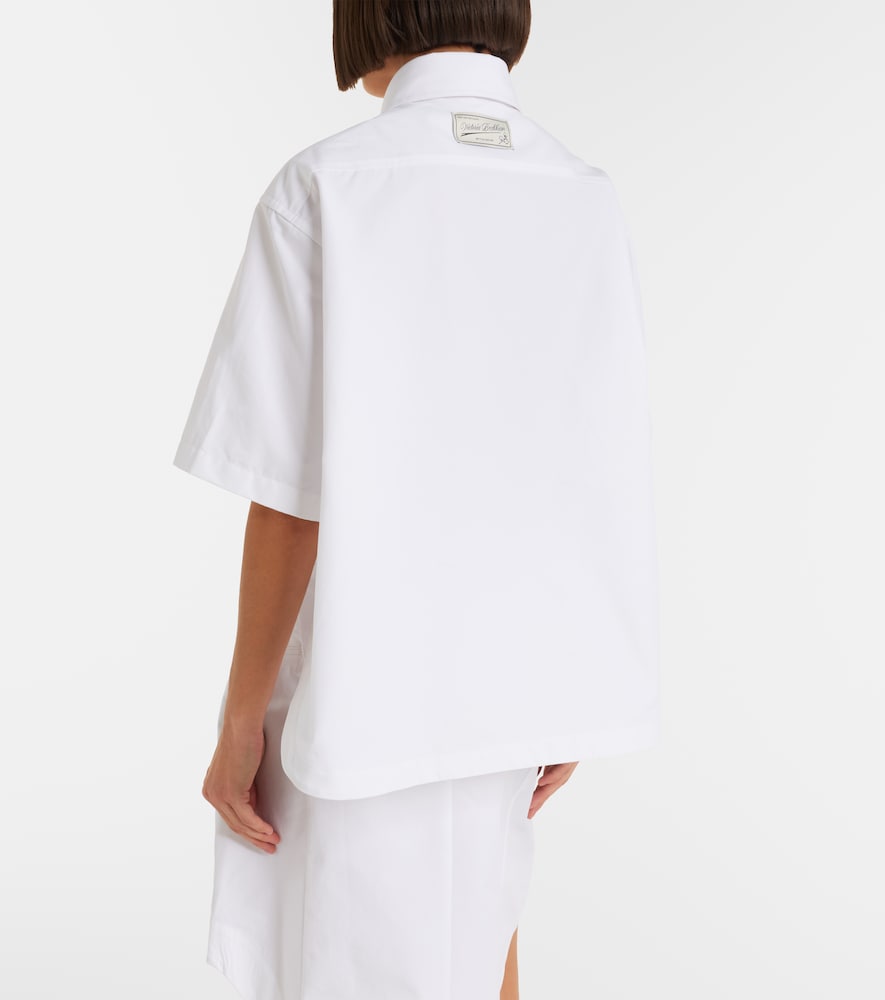 Oversized cotton shirt