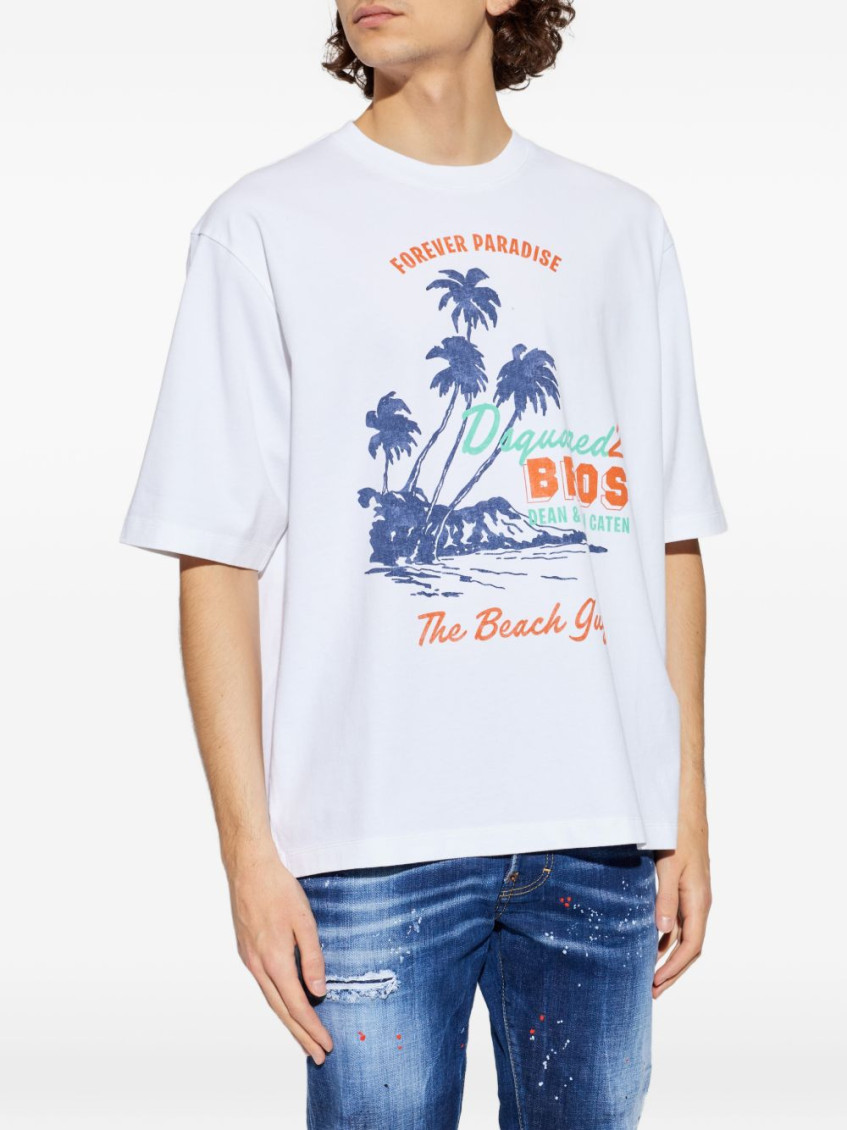 Tropical Print T-Shirt