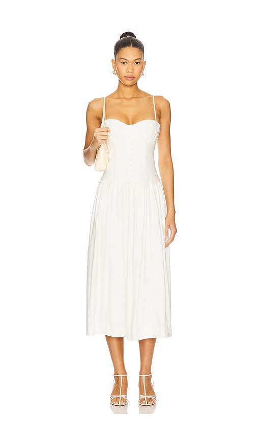 MAJORELLE KLEID SKY in Ivory. Größe XXS. Also in L, M, S