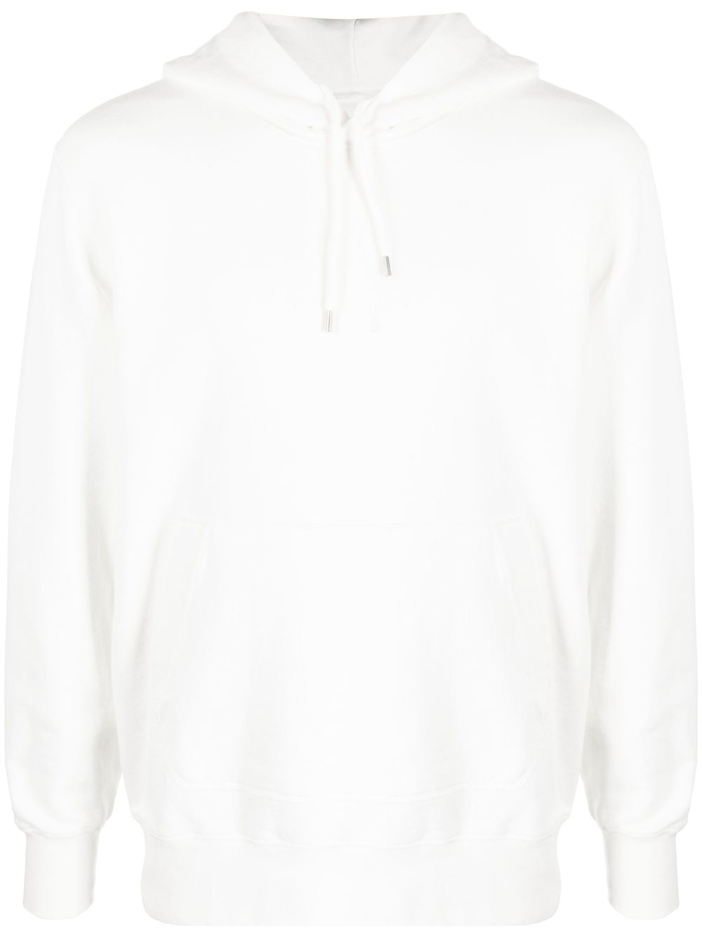Spray-paint effect cotton hoodie - Neutrals