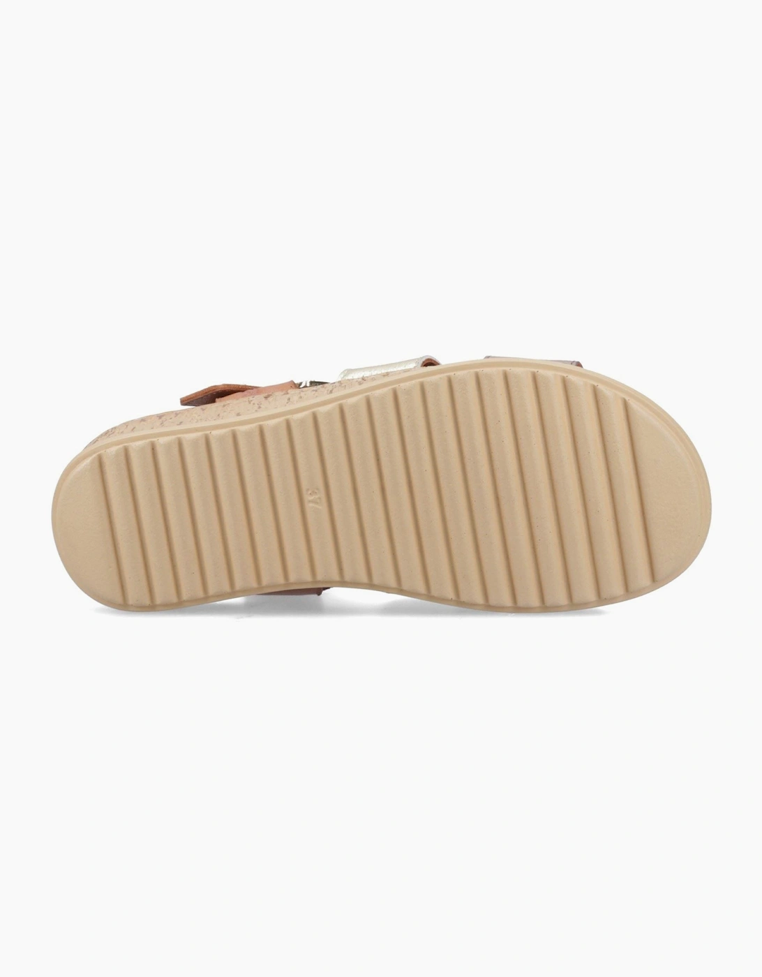 Women's Hush Puppies Eliana Sandal Leather Women's Gold Sanda