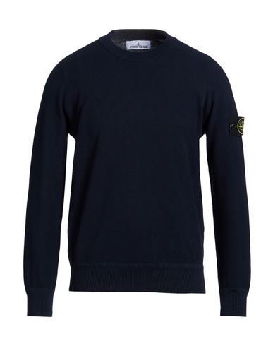 Man Sweater Midnight blue Size S Cotton