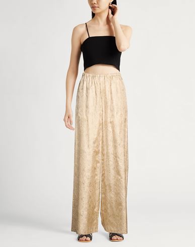 Woman Pants Beige Size 0 Silk