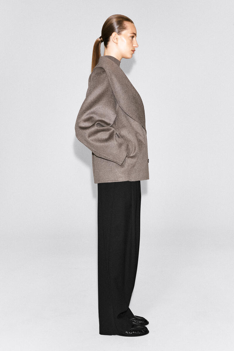 Double-Faced Cashmere Bomber Jacket