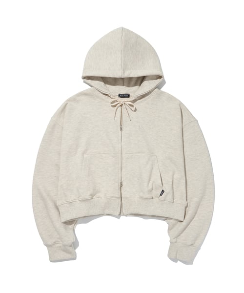 Crop Hood Zipup