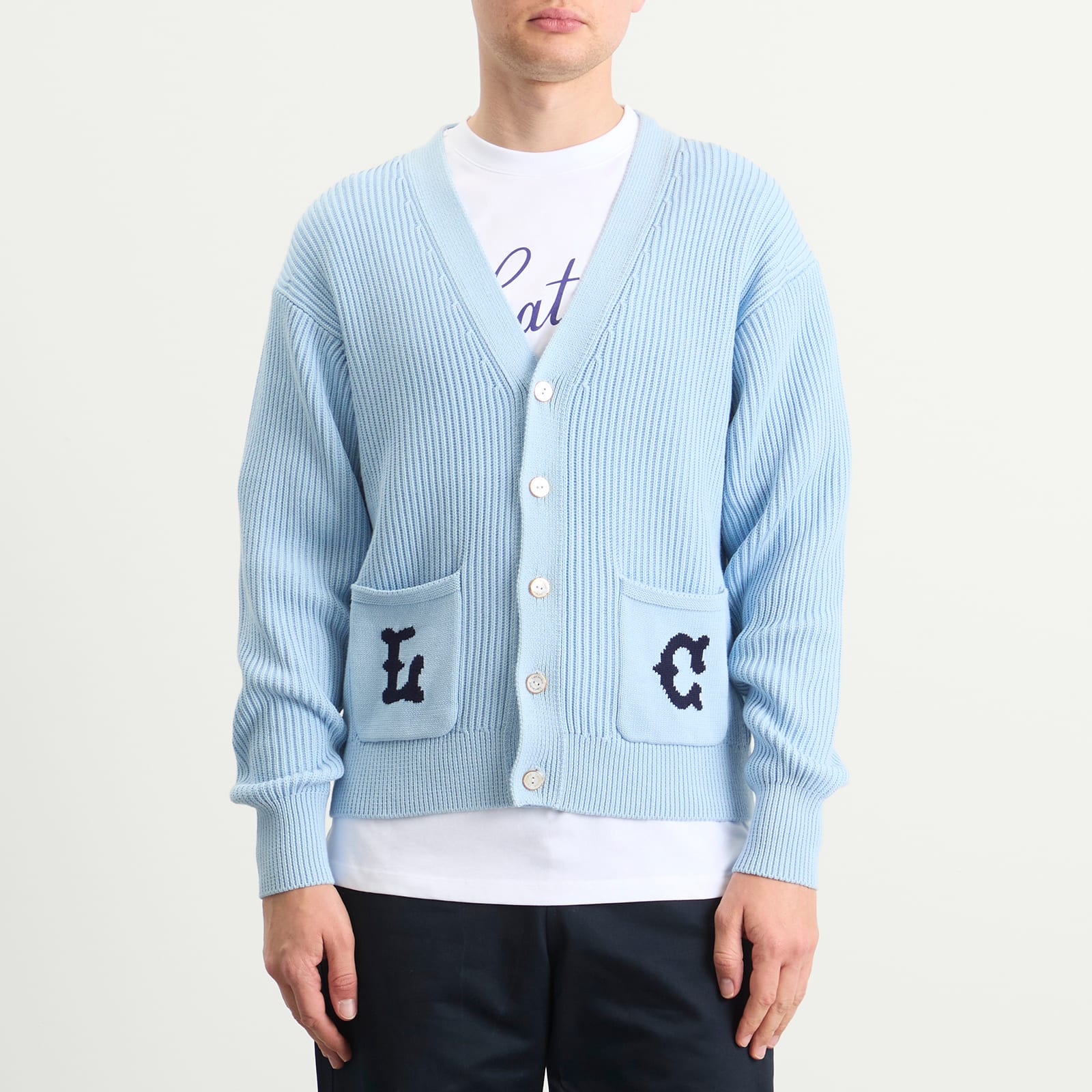 Men's Light Blue Lc Cardigan