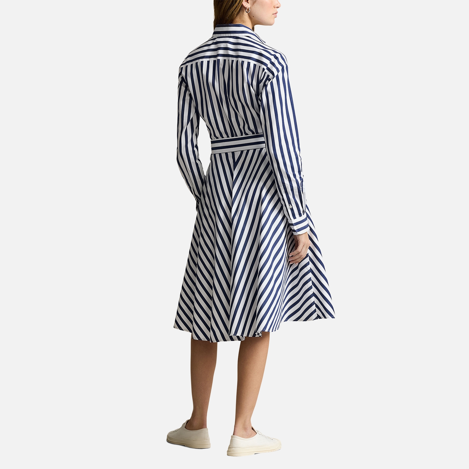 Polo Ralph Lauren Vicki Cotton-Poplin Day Dress - UK 14