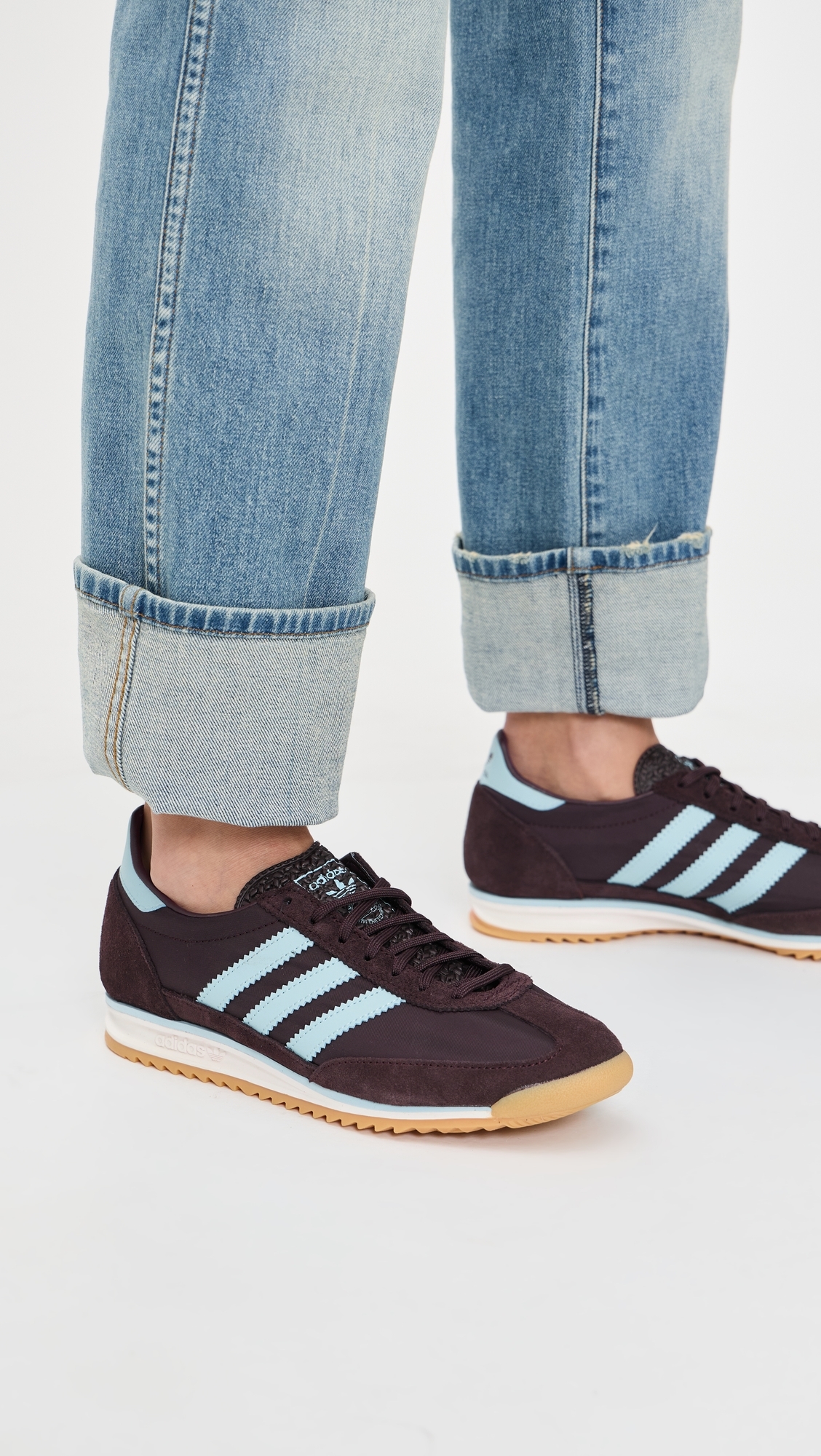 SL 72 OG Sneakers Aurora Coffee/Icey Blue/Off Wh