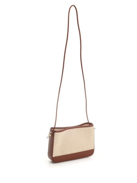 A.P.C. Helene Logo Debossed Shoulder Bag