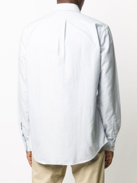 Embroidered logo cotton shirt