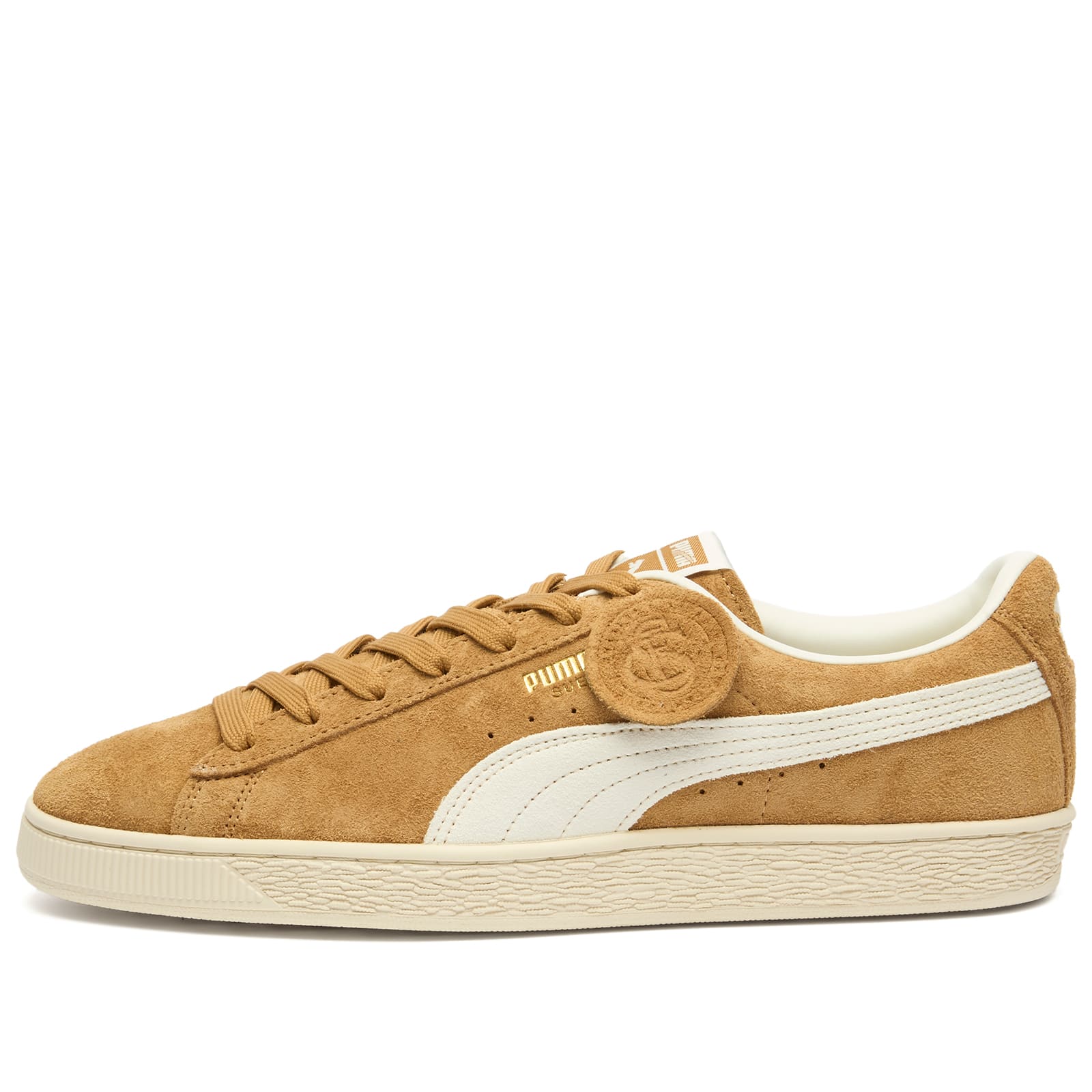 Suede Charles F. Stead IV Sneaker Honey Butter/White