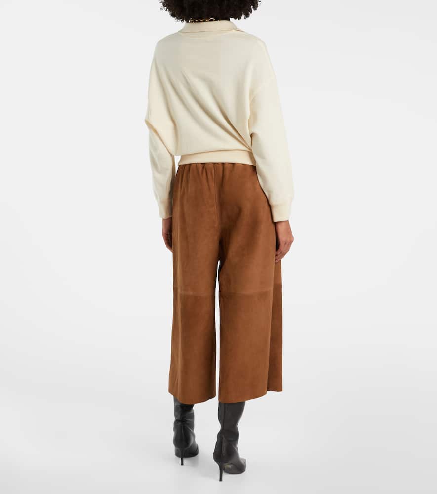 Suede culottes