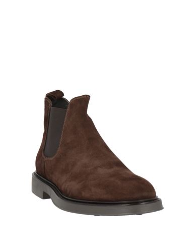 Man Ankle boots Dark brown Size 9 Leather
