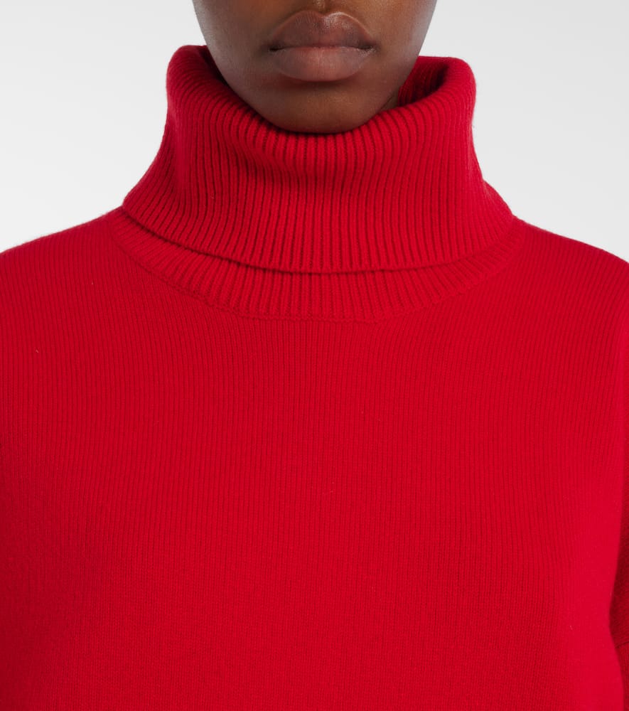 Wool and cashmere-blend turtleneck sweater