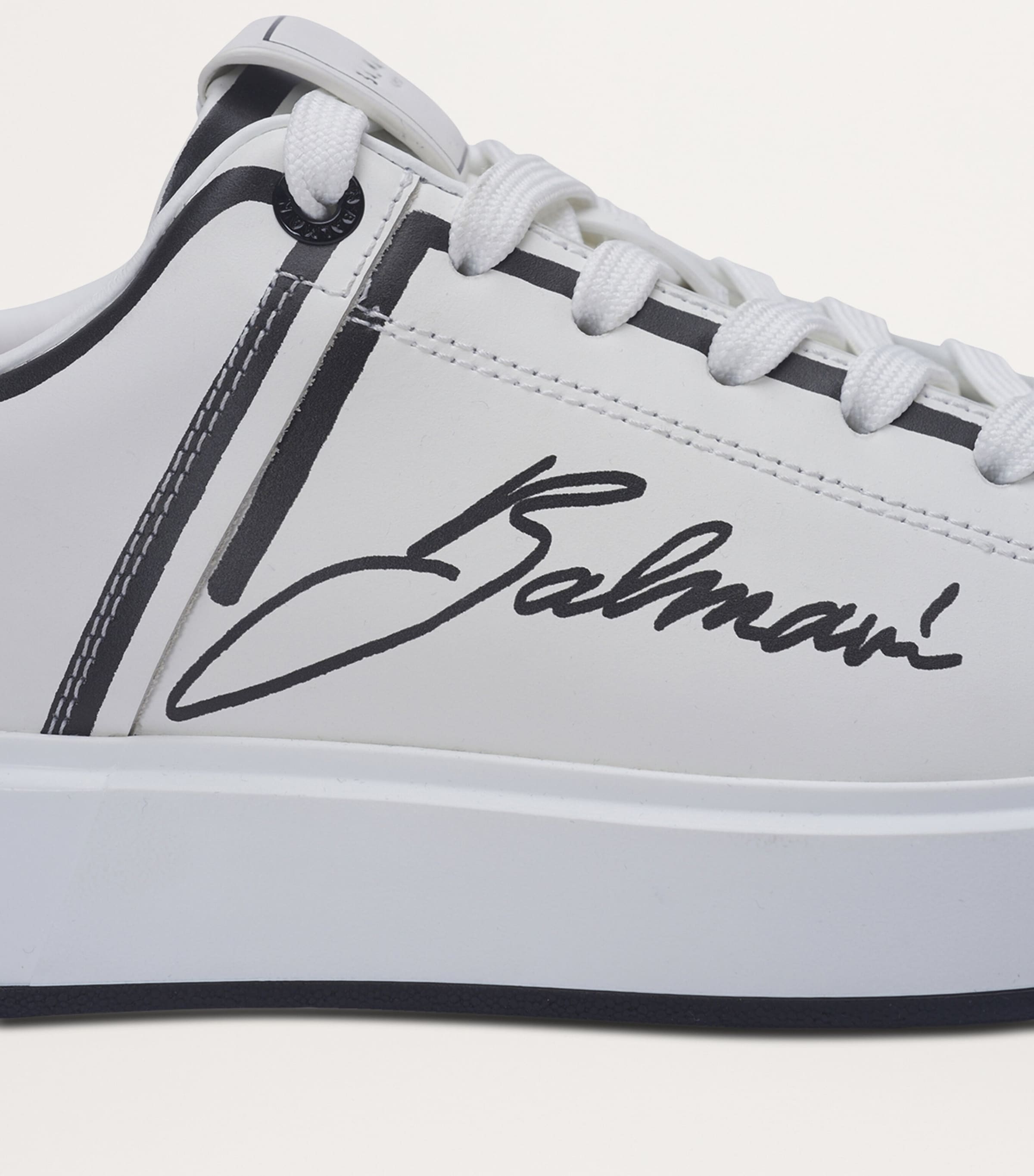 발망 여성 Calfskin B-Court Printed Sneakers 000000000007737778