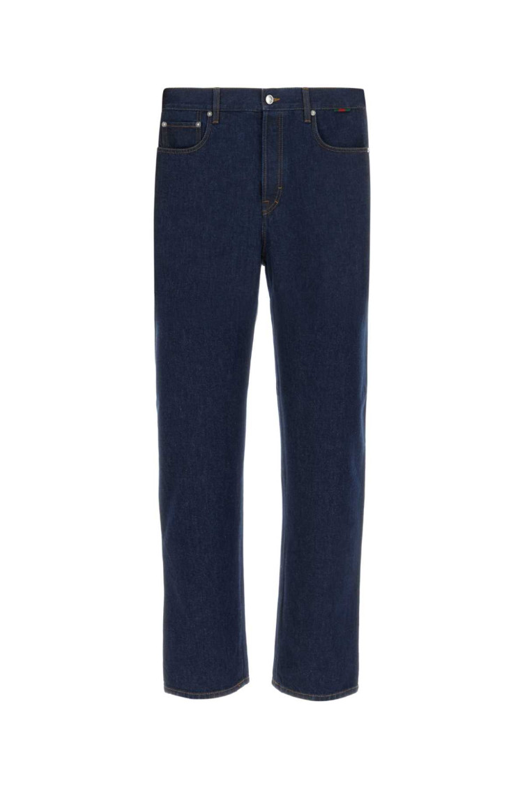 Dark Blue Slim Fit Denim Jeans
