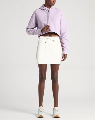 Woman Mini skirt White Size L Cotton