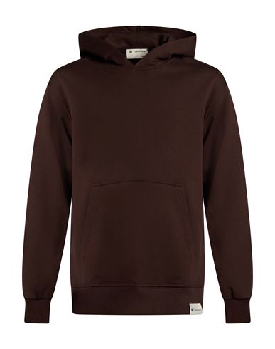 Man Sweatshirt Chocolate brown Size XL Cotton
