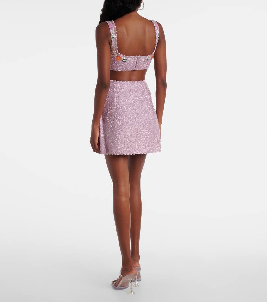 Marina embellished miniskirt