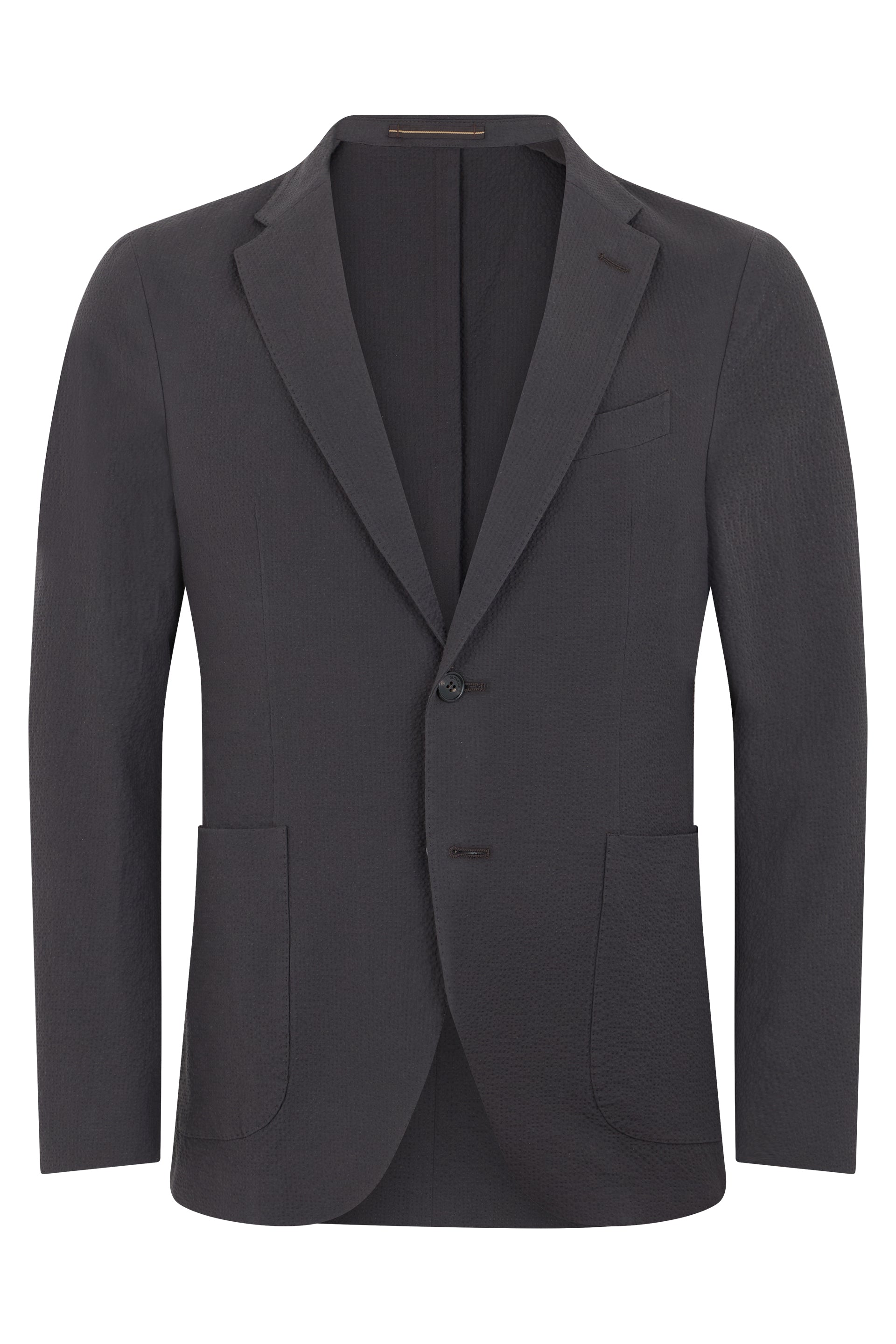 Slim-Fit Single-Breasted Cotton Jacket
