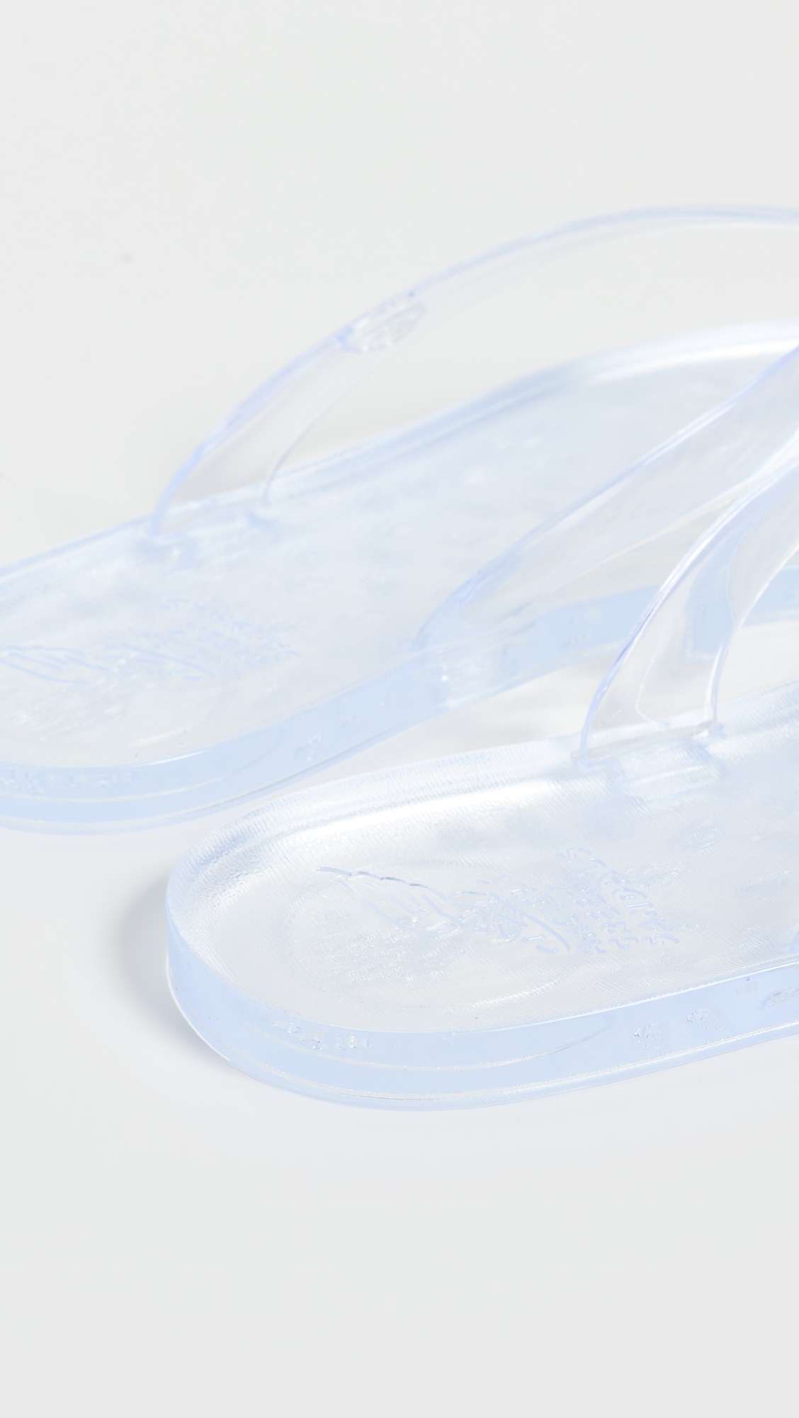 Jelly Flip Flops Clear
