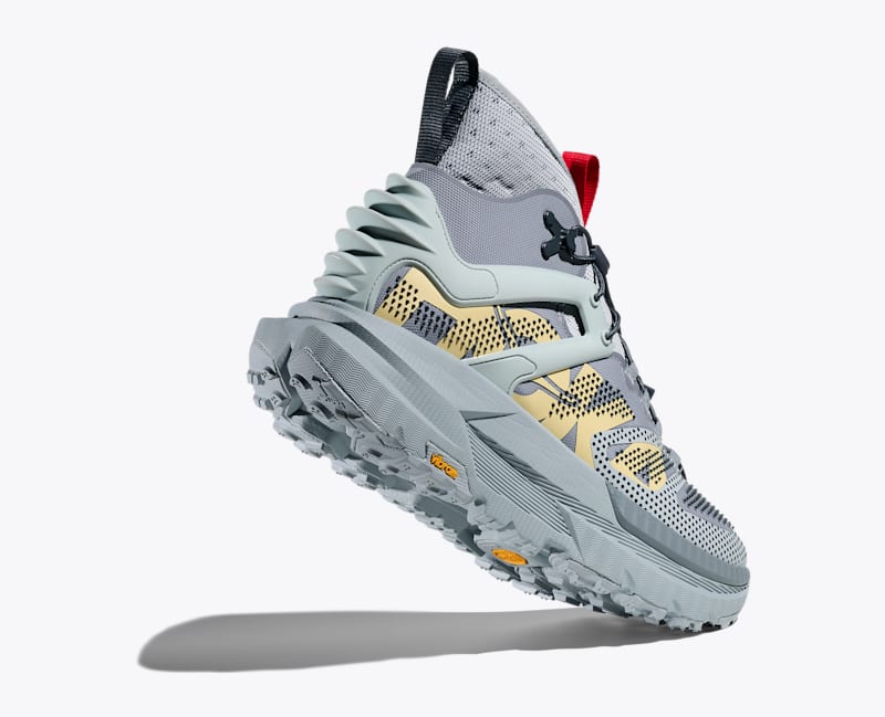 HOKA Mafate X Hike Hiking Shoes in Mineral Blue/Washed Blue