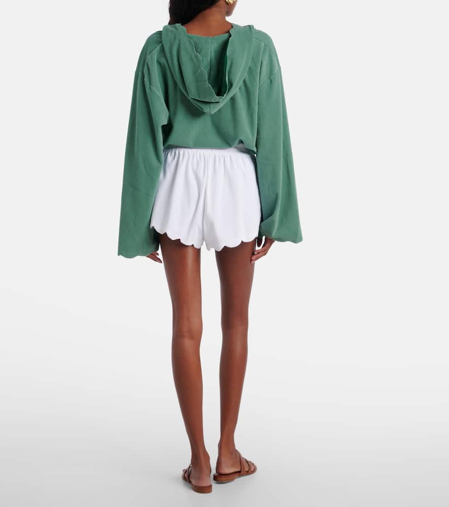 Bellini cotton-blend terry shorts